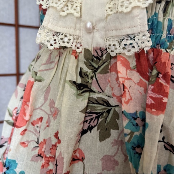 100% Cotton Floral Ruffle Sundress - Picture 13 of 16